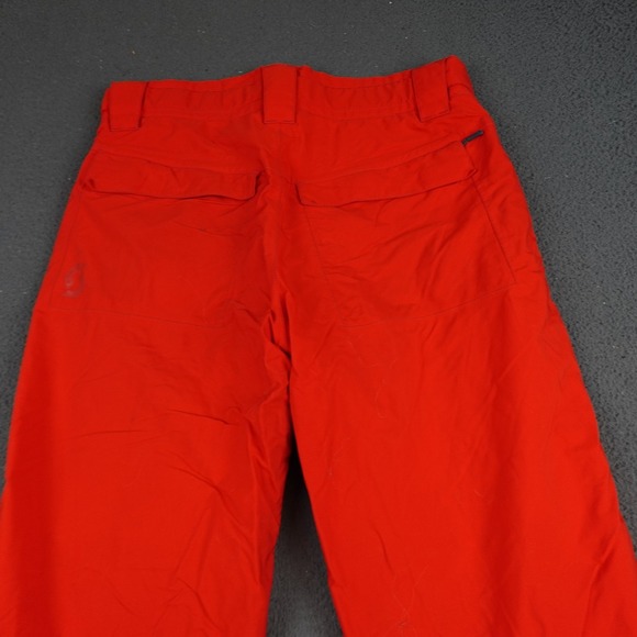 Scott Snow Pants Mens Medium Red Insulated Ski Snowboard Zip Pockets Lined - Picture 7 of 10